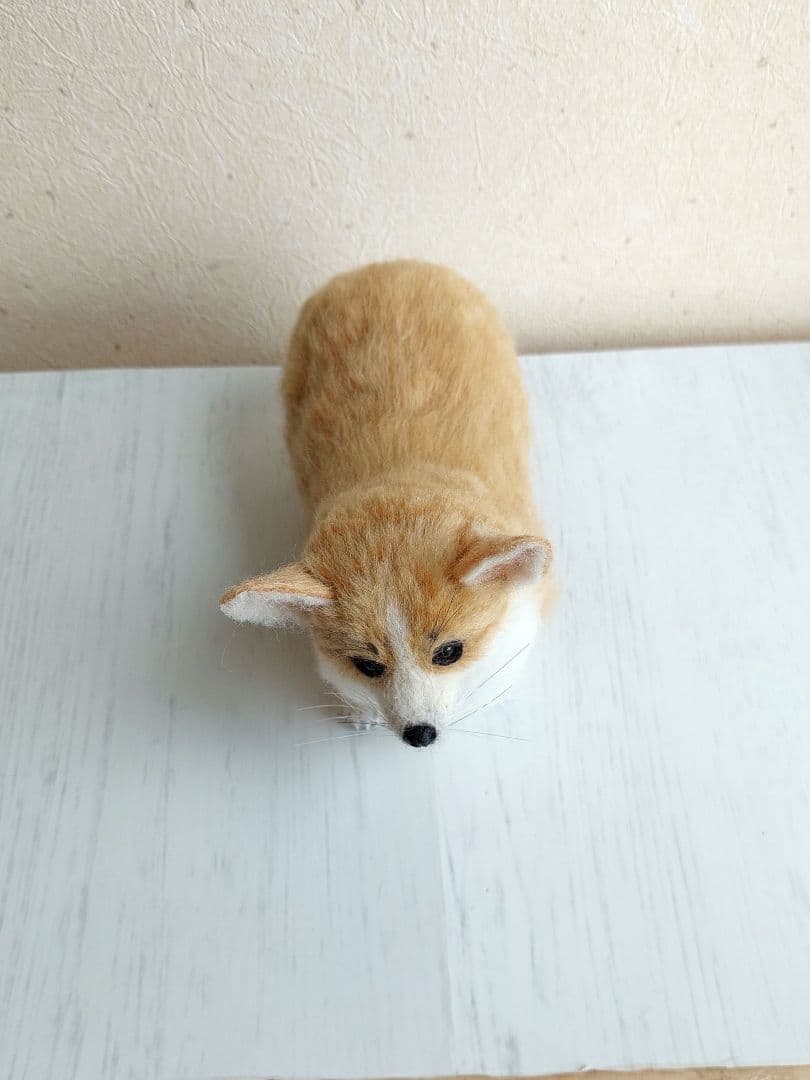 羊毛フェルト　ウエルシュコーギー