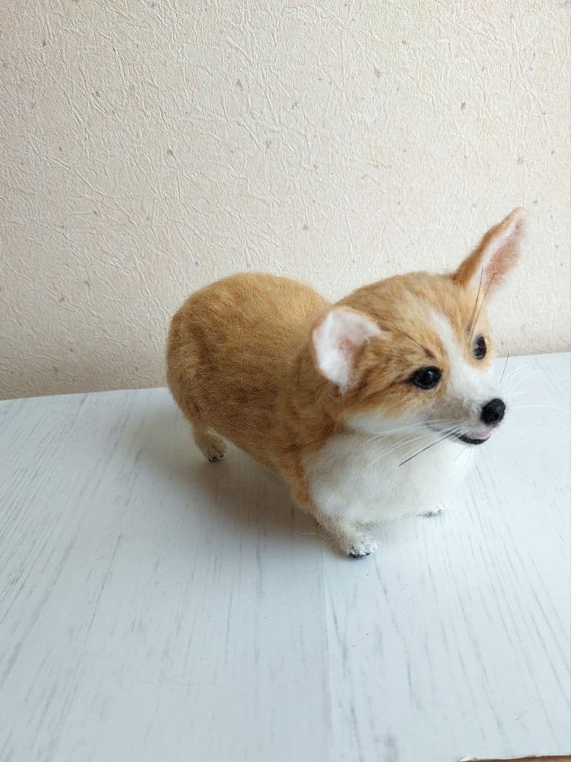 羊毛フェルト　ウエルシュコーギー