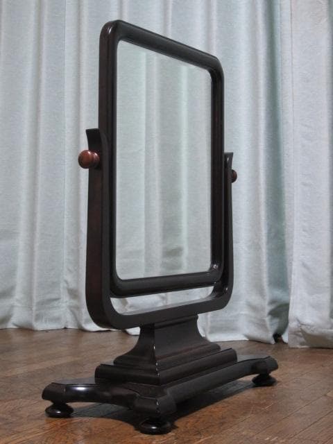 松本民芸家具 ミズメザクラ 無垢材 B型 置鏡 19.2万/ミラー 卓上