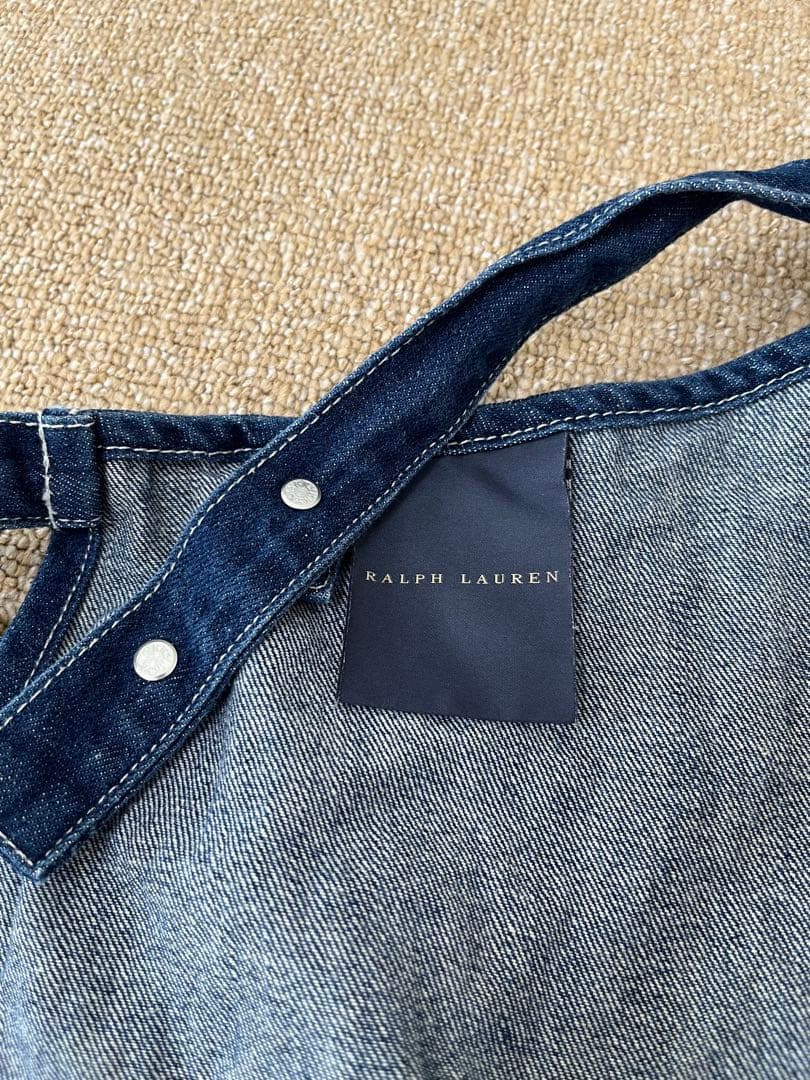 【美品】　ポロラルフローレン　エプロン　デニム生地