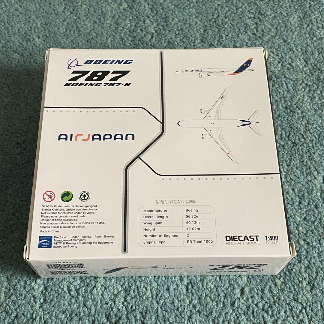 AIR JAPAN 787-8 全日空 JA801A jc 1:400