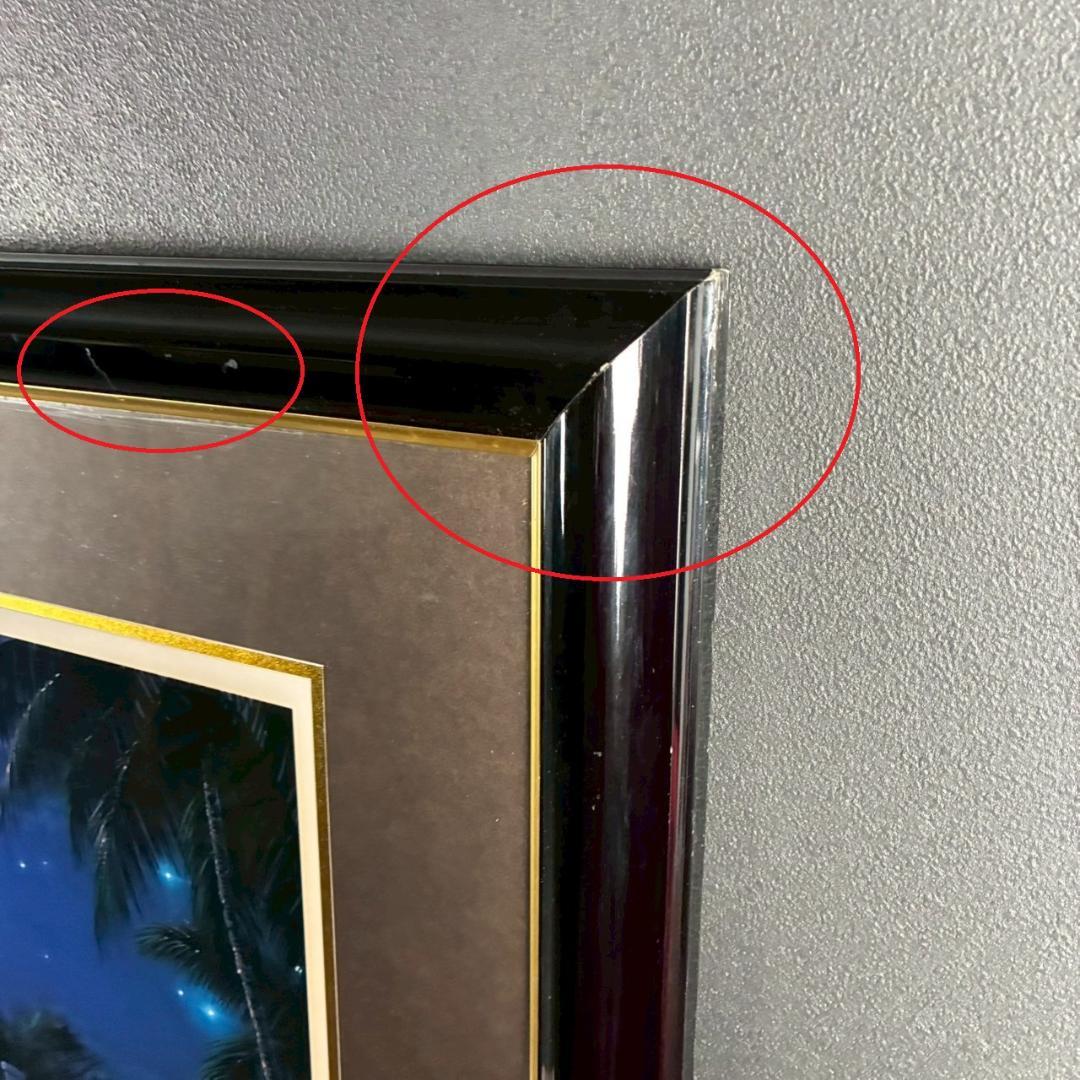 クリスチャン・ラッセン「ラハイナスターライトⅡ」大作 ミクスドメディア サイン入