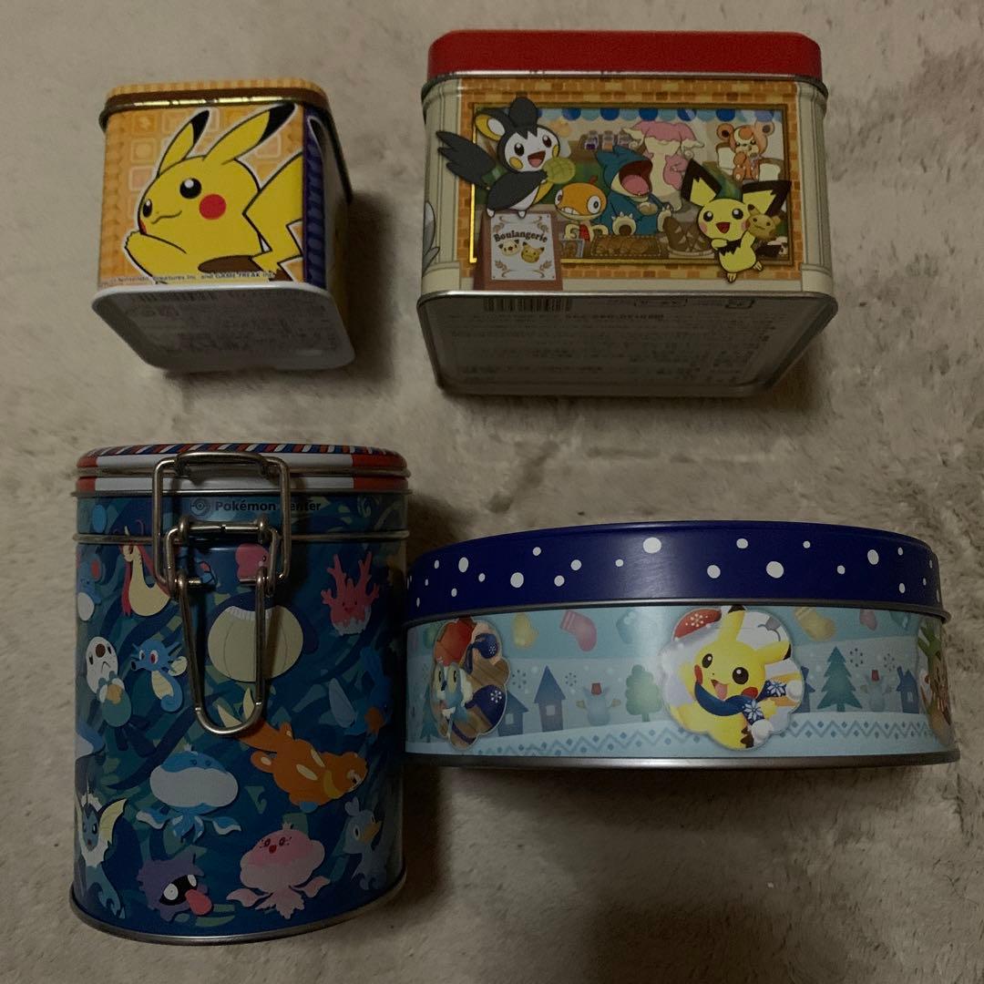 ポケモン ＊ お菓子 缶ケース