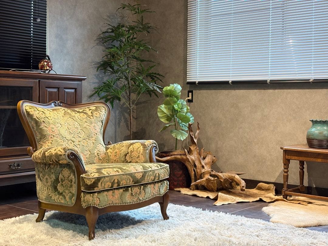 ① Wade様　マルニ木工 ビンテージソファ　1Pソファ　クラシック　SG