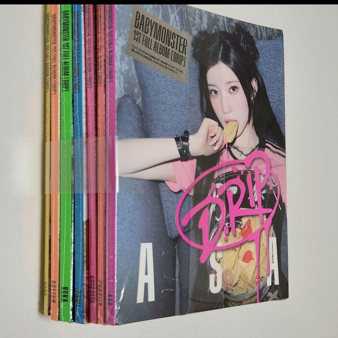 BABYMONSTER DRIP YG TAG ALBUM 7種セット ベビモン