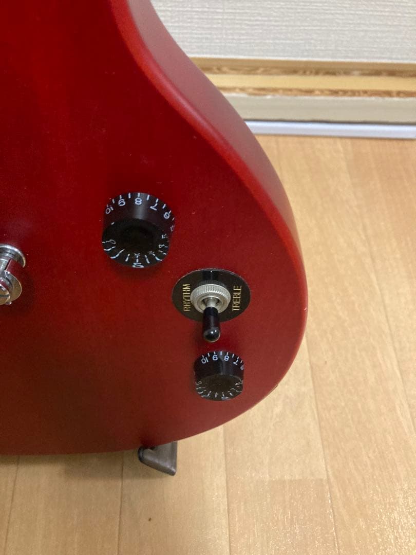 Epiphone Les Paulスタイル エレキギター レッド
