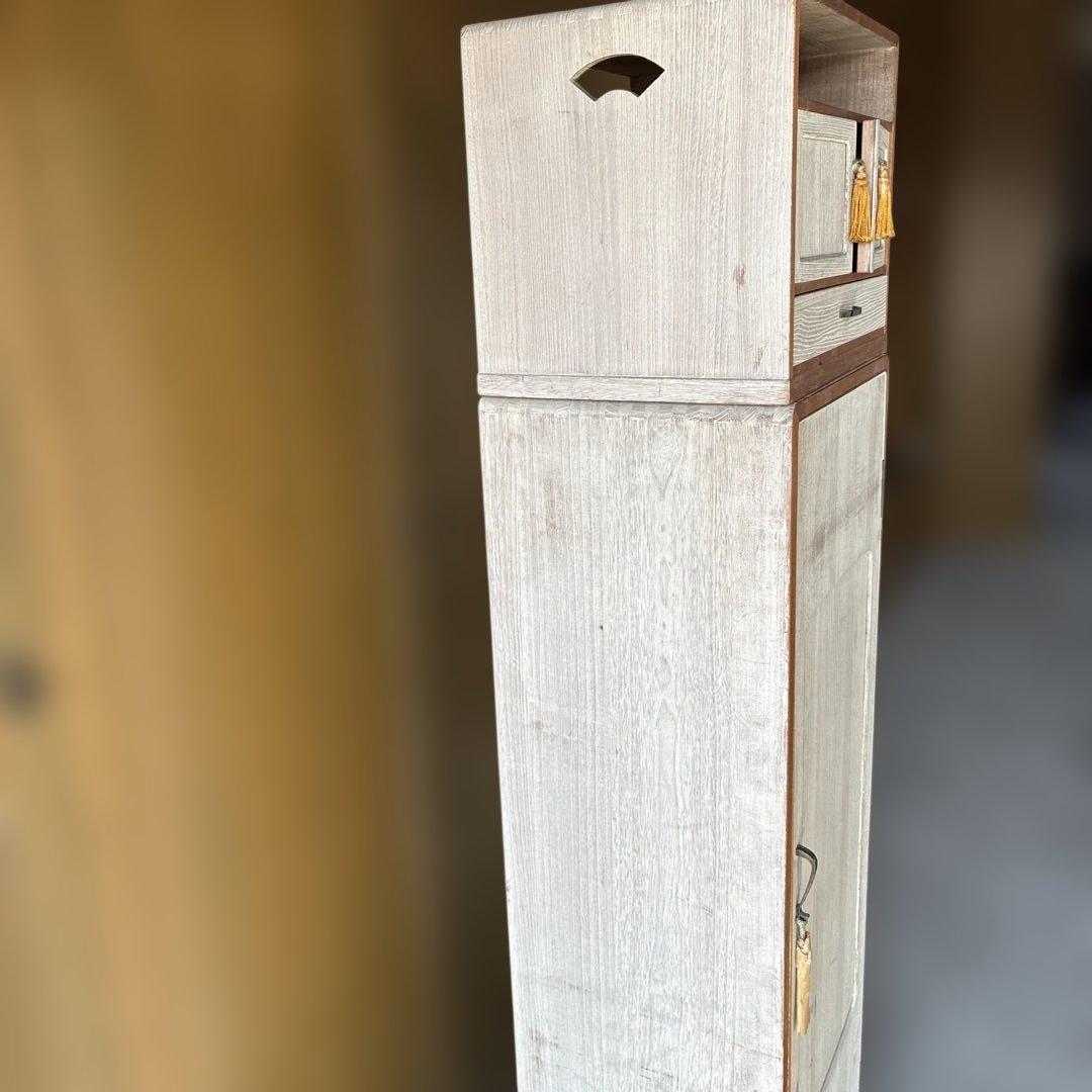 桐製三味線スタンド　箪笥