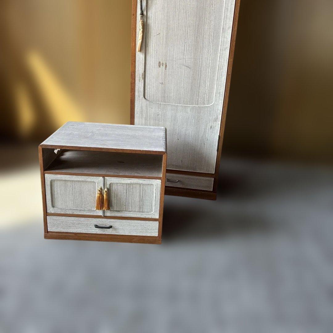 桐製三味線スタンド　箪笥