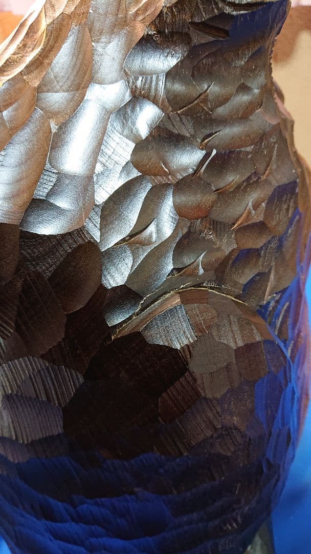 フクロウ － 置物・木彫り・守り神・開運