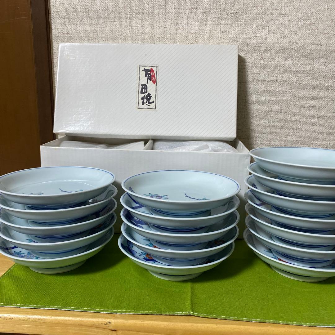 有田焼　華山　銘々皿　14.5cm 新旧27枚