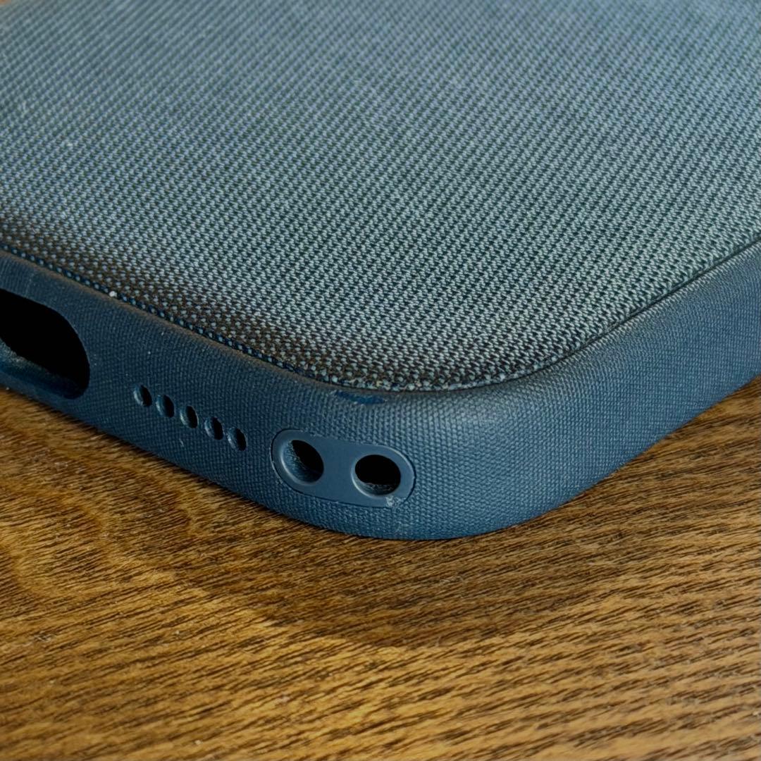 【純正】iPhone 17 Pro テックウーブンケース / ブルー