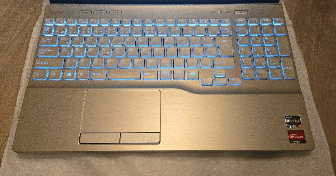 【未使用】FMV LIFEBOOK AH56/J3 Ryzen7/ブルーレイ搭載