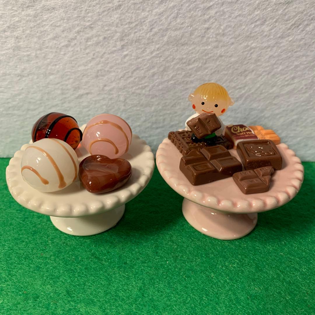 バレンタイン　ガラス細工　ミニチュア