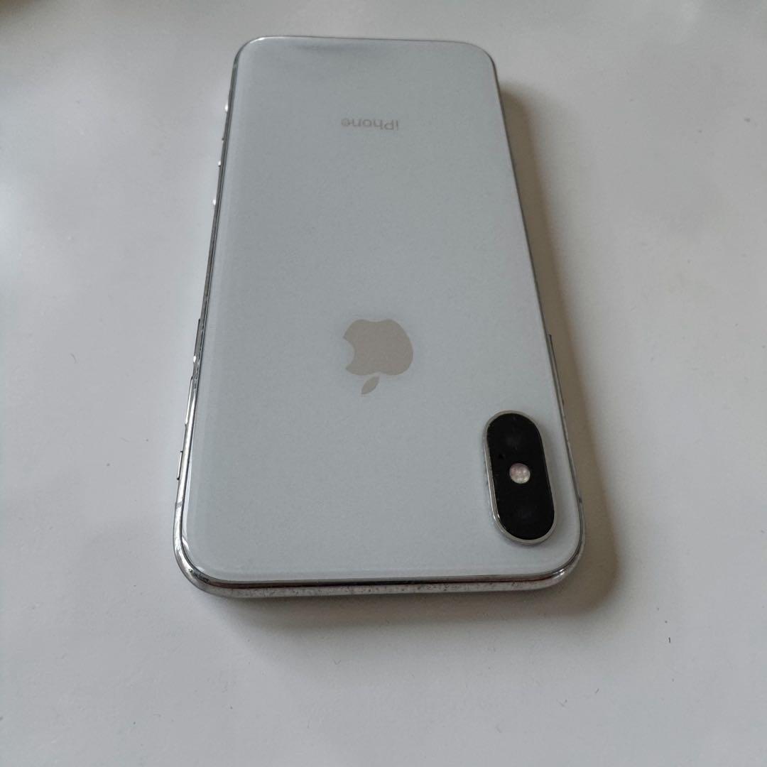 iPhone X 256GB ホワイト　SIMフリー　バッテリー76%