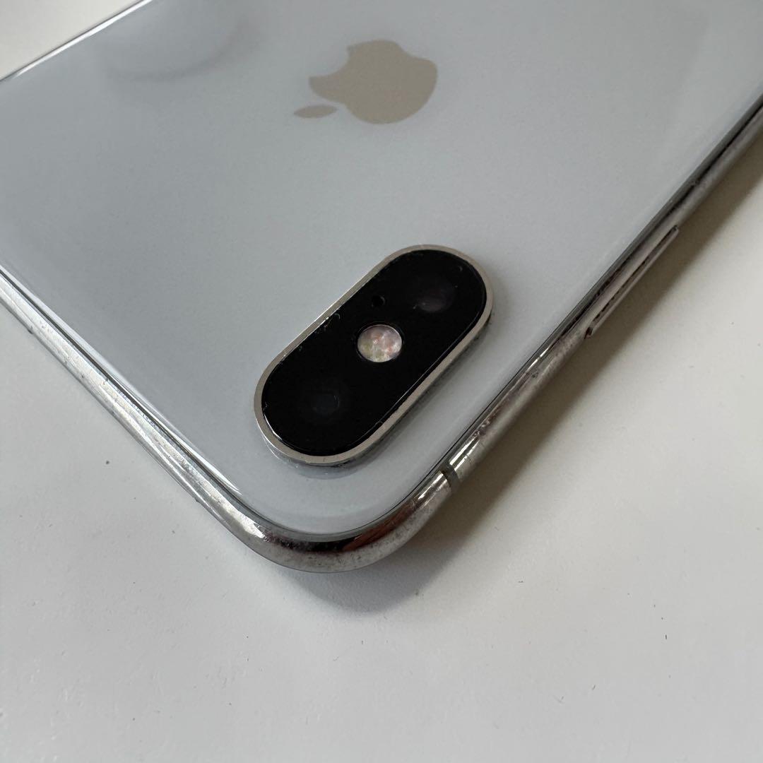 iPhone X 256GB ホワイト　SIMフリー　バッテリー76%