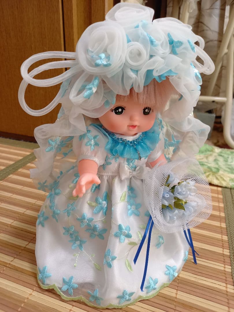 ハンドメイド メルちゃん ウェディングドレス