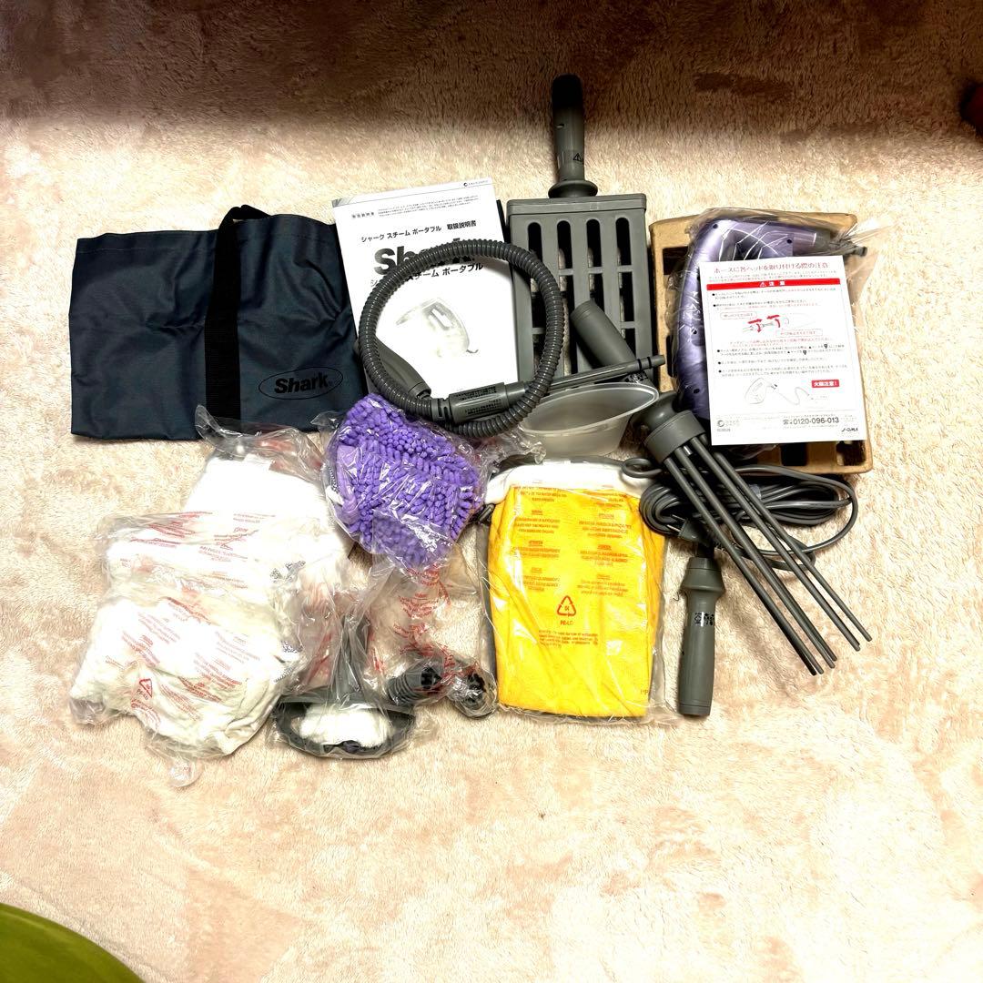 新品未使用！シャーク スチームクリーナー　通電確認◯ オプション付き！