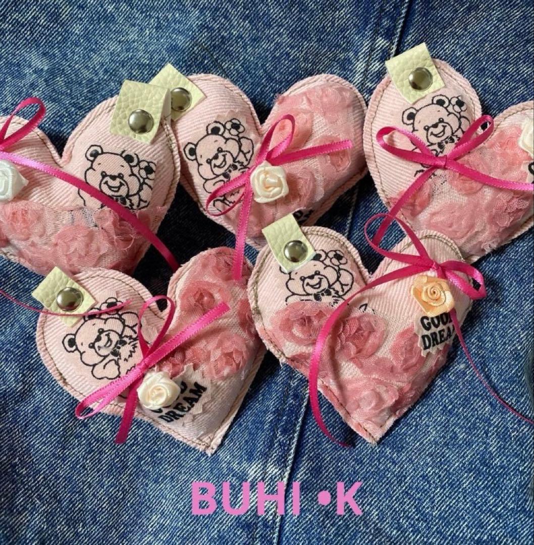 いちごパフェ♡デニムリメイクチャーム♡おまとめ