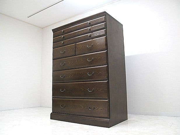 【展示品】 カリモク ドマーニ クイーンズライフ 英国様式ハイチェスト　約48万