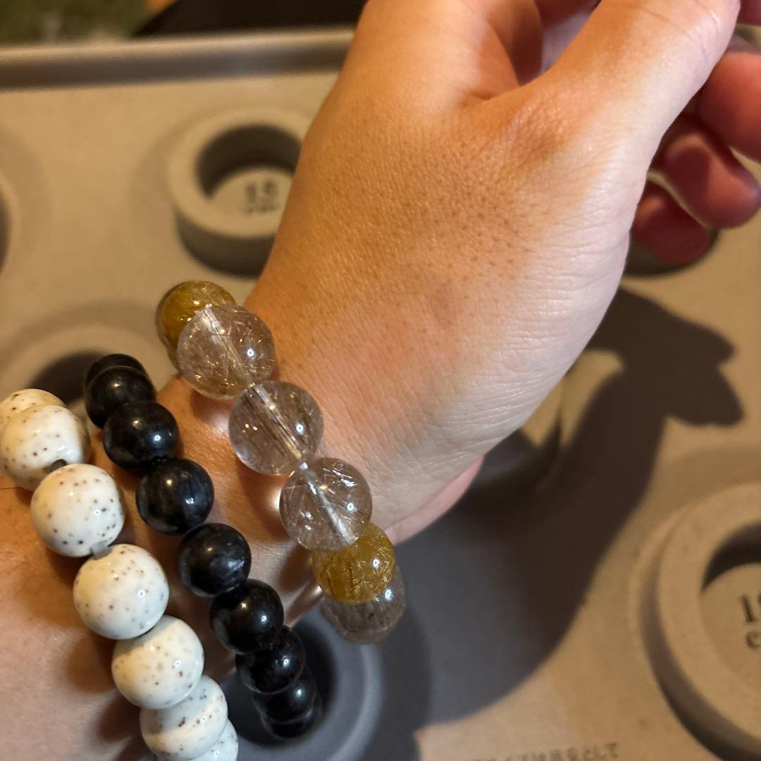 なんじゃこりゃ！すっごいエネルギーのルチルになった！銀針ゴールドルチル！