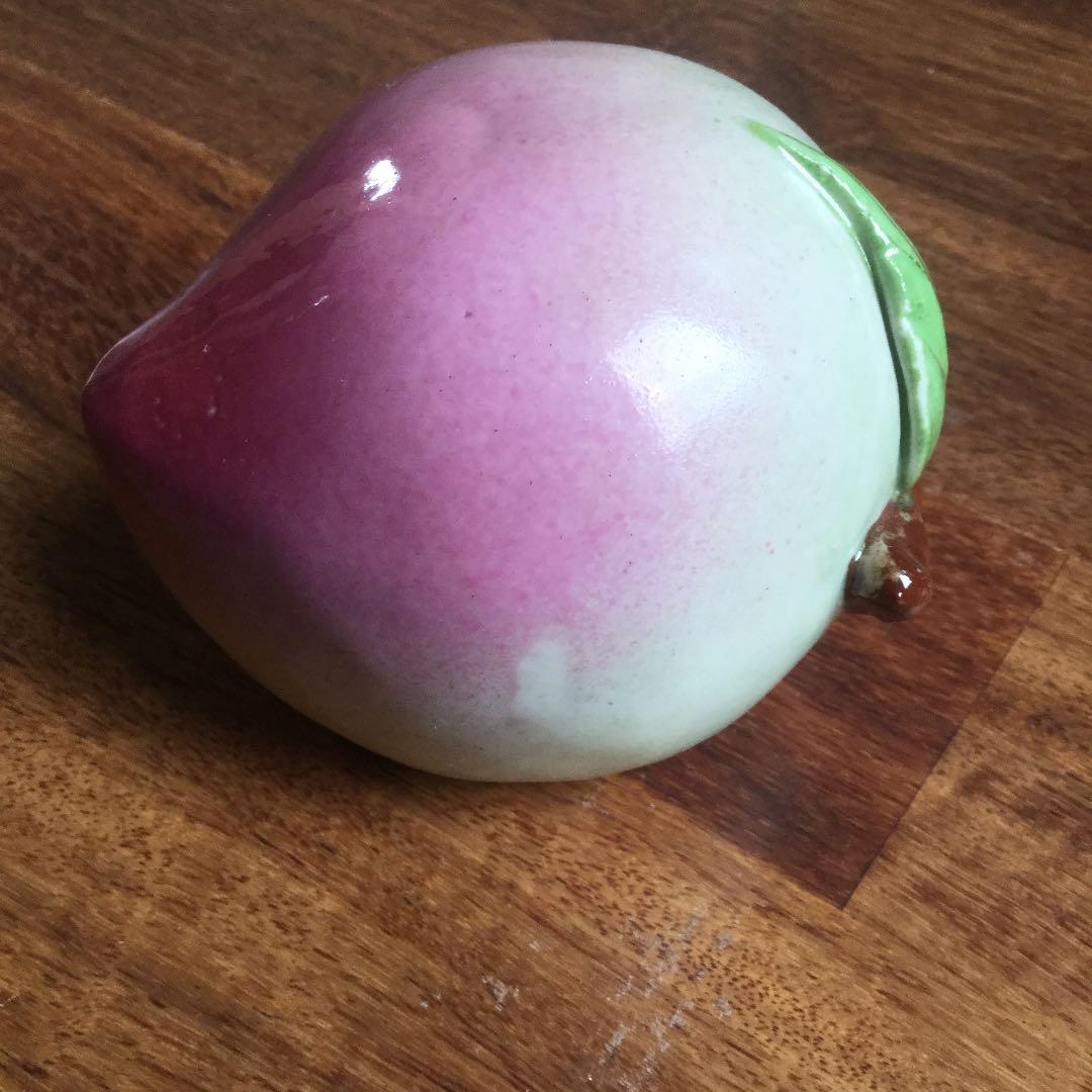 中国民国時代の桃の置物、手作り