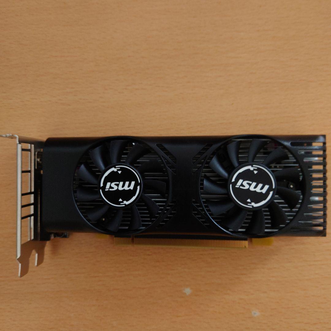 MSI GeForce GTX 1650 ロープロファイル