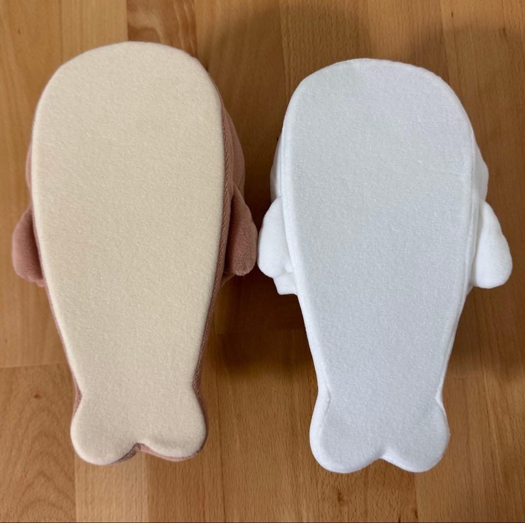 【未使用品】まめゴマ　スリッパ　しろゴマ＋しまゴマ　平成レトロ