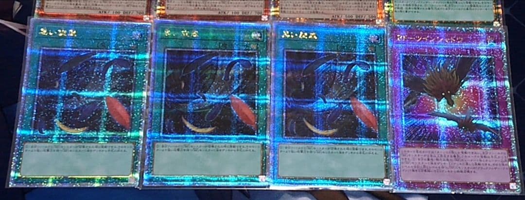 スリーブ付き 高レアリティ 遊戯王 BF ブラックフェザー デッキパーツセット