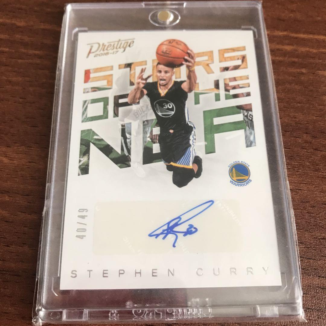 NBAカード　Stephen Curry auto /49 SSP