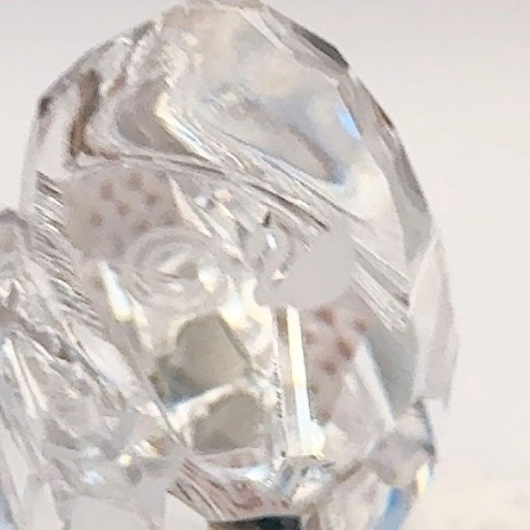 スワロフスキー　クリスタルフィギュア　クリスベア　 勿忘草　忘れな草　熊　花