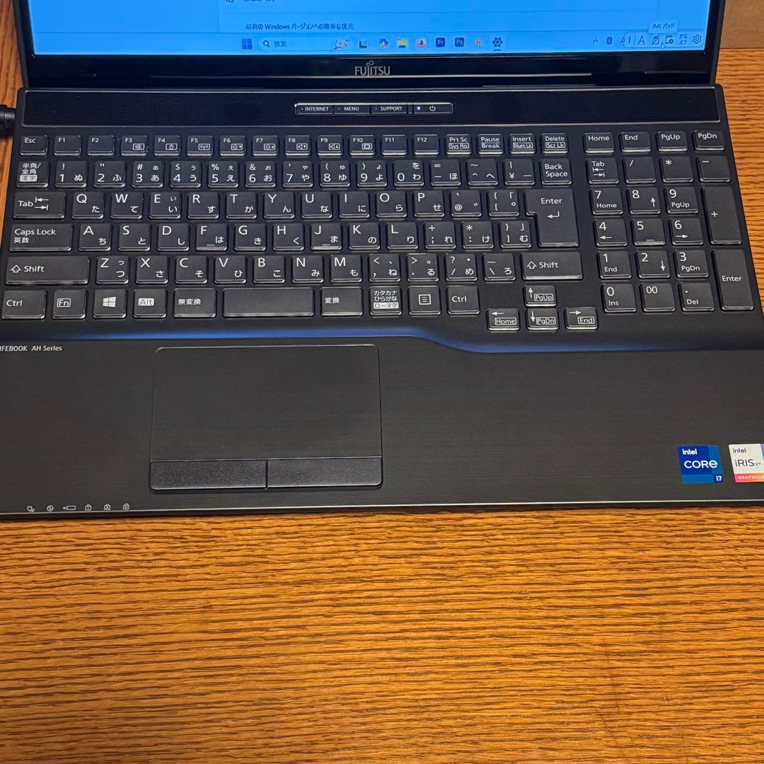 【返金保証】FMV 15.6 i7 メモリ 16GB SSD 1TB Win11