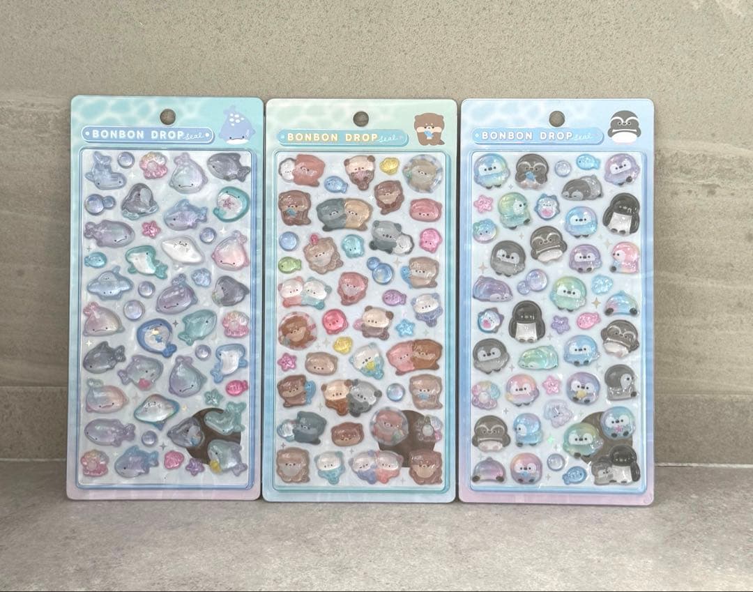 正規品♡ボンボンドロップシール　アクアウィアドーズ　すやすやベビー　水族館