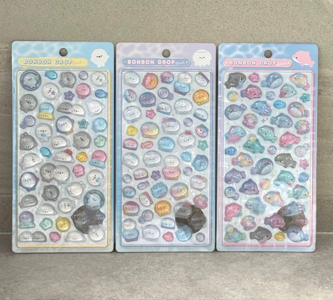 正規品♡ボンボンドロップシール　アクアウィアドーズ　すやすやベビー　水族館