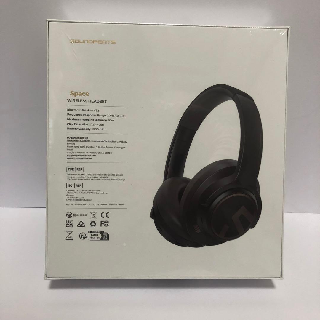 SOUNDPEATS Space ワイヤレスヘッドセット