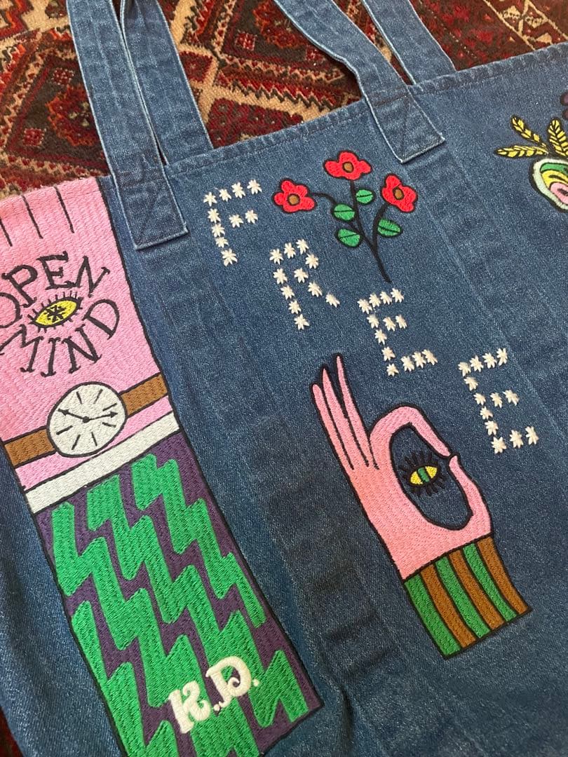 【完売品】デニム トートバッグ Katsuo Design