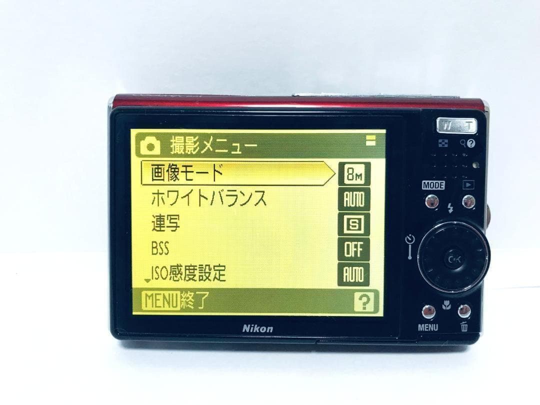 【まるこ】 ニコン　Nikon COOLPIX S51 レッド