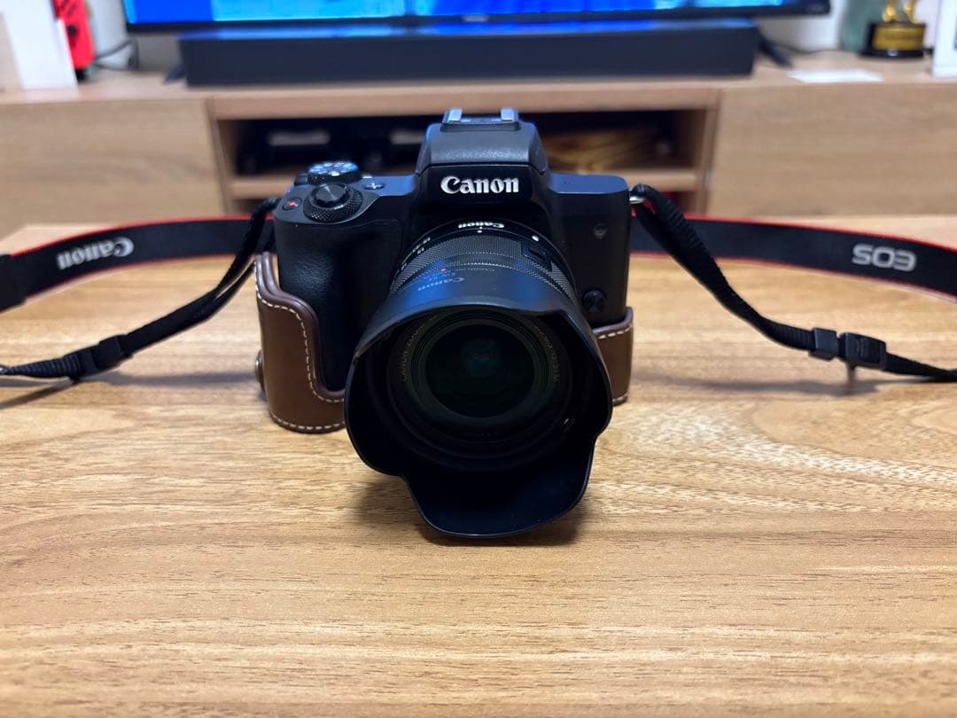 Canon EOS KISS Mミラーレス一眼 レンズ付きセット