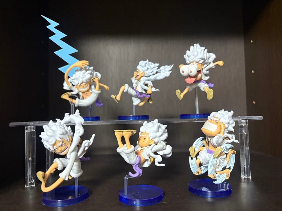 ワンピース ワーコレ フィギュア　ギア5 ニカ 6体セット　初版