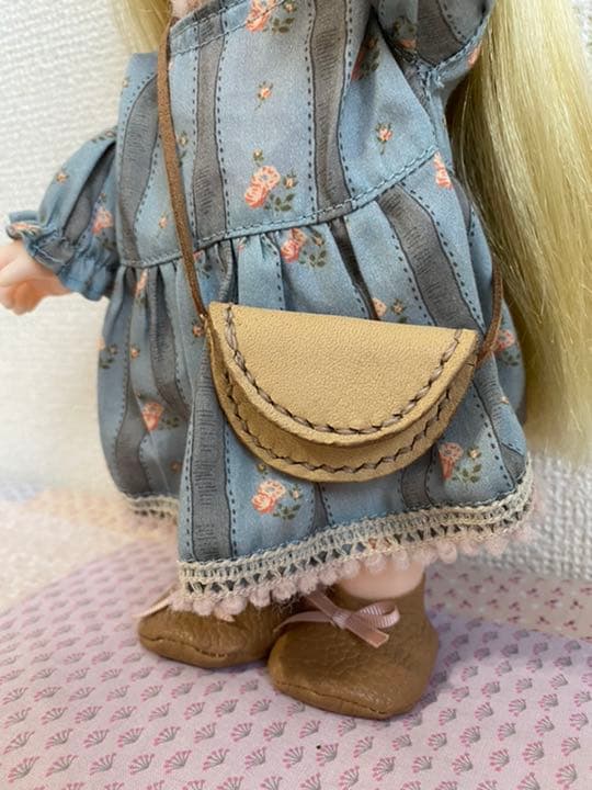 ハンドメイド　ソランちゃん　本革　バッグ　ポシェット