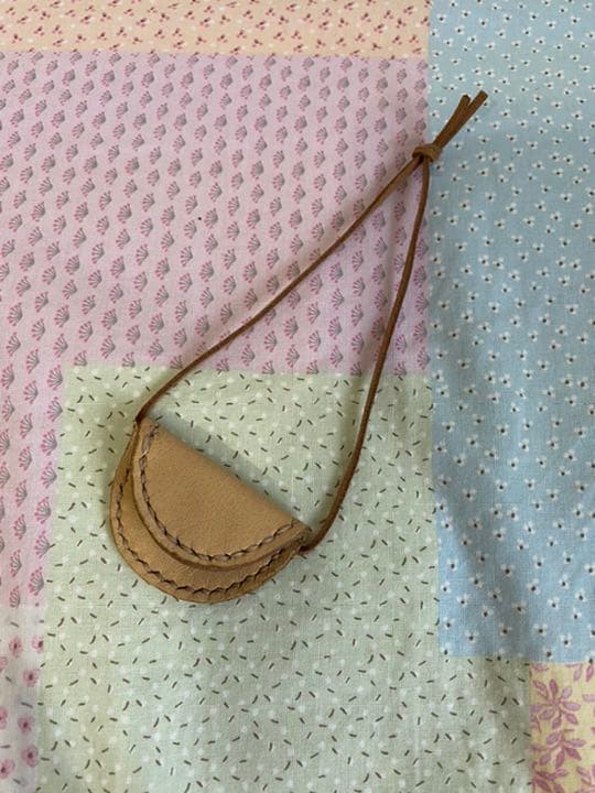 ハンドメイド　ソランちゃん　本革　バッグ　ポシェット