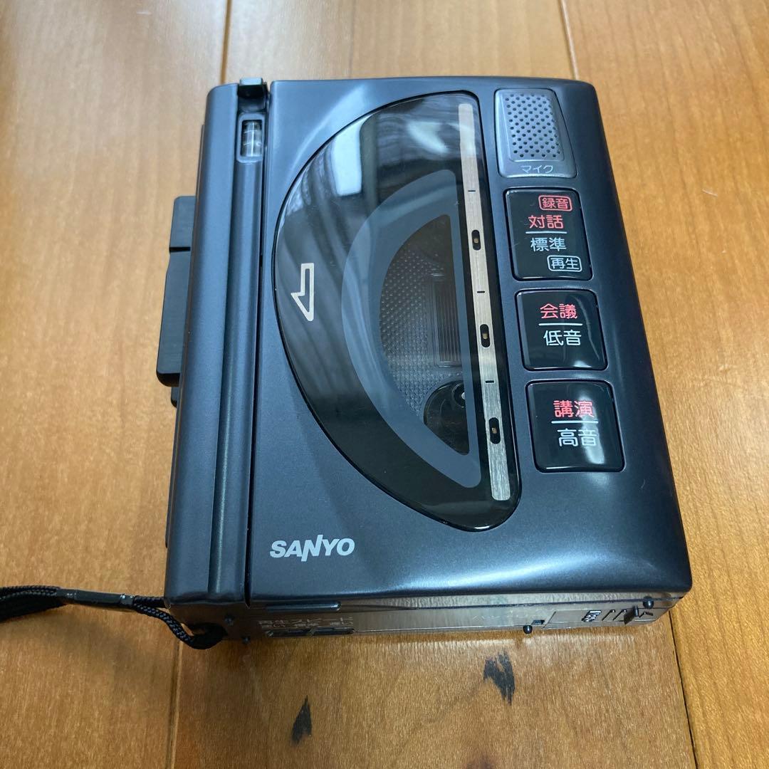 【未使用】SANYO　カセットレコーダー　MR-57(K)