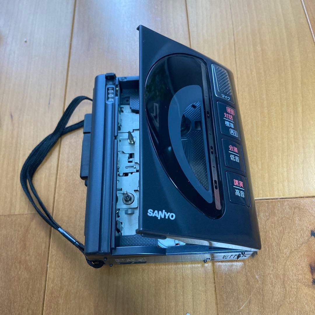 【未使用】SANYO　カセットレコーダー　MR-57(K)
