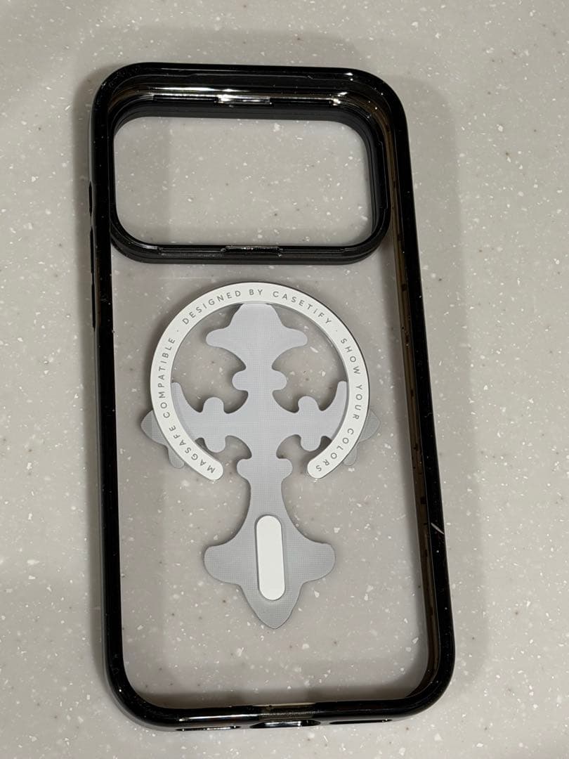 CASETiFY クロス iPhone17 Pro Max ケース ブラック