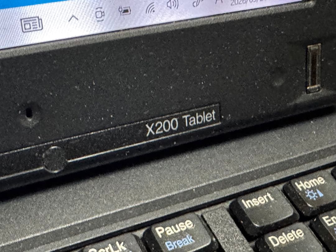 Lenovo X200 Tablet Windows 10 日本語キーボード