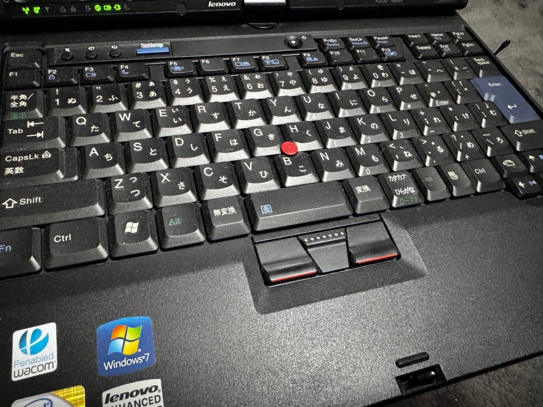 Lenovo X200 Tablet Windows 10 日本語キーボード