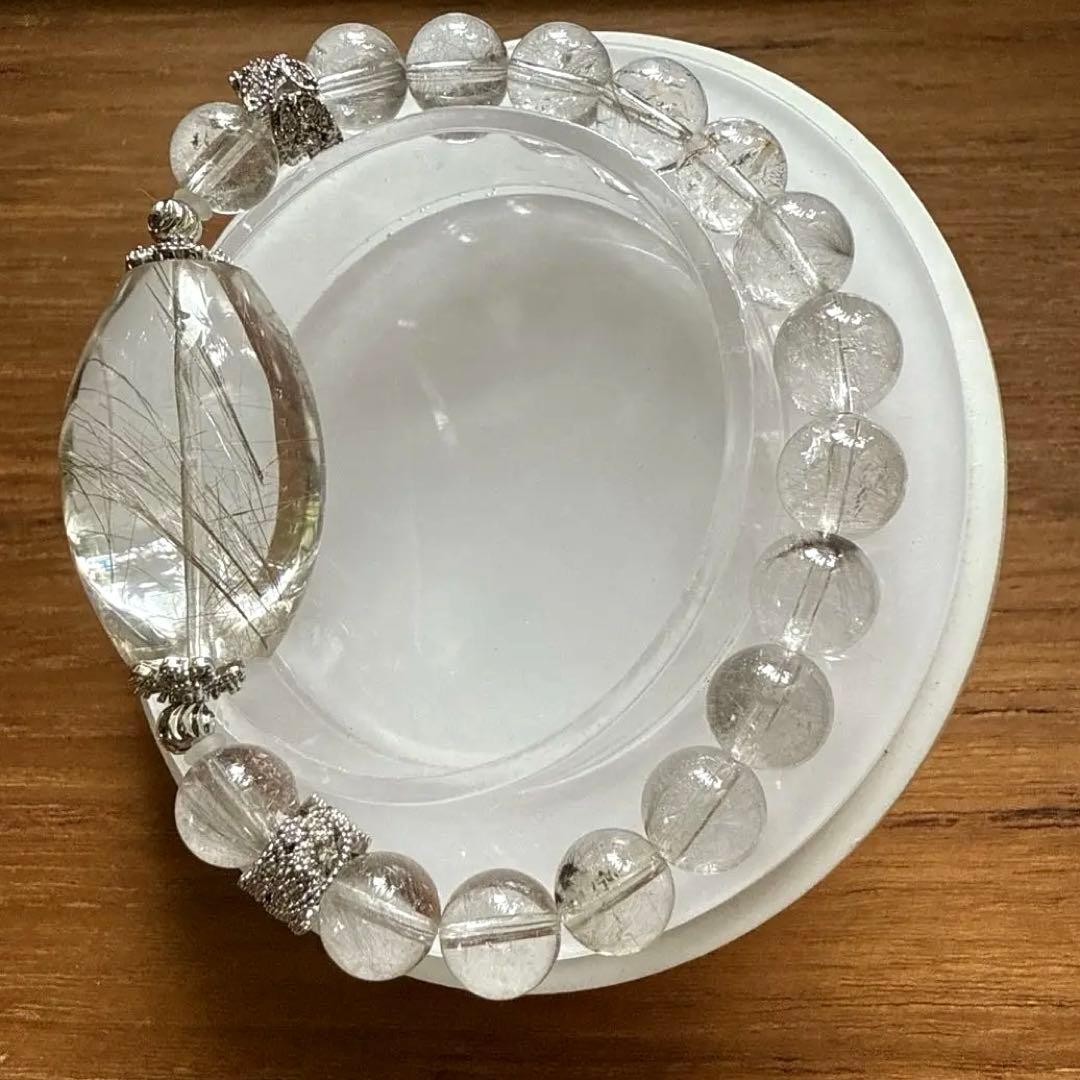 高品質❢シルバールチルとプラチナルチルのゴージャスブレス❥