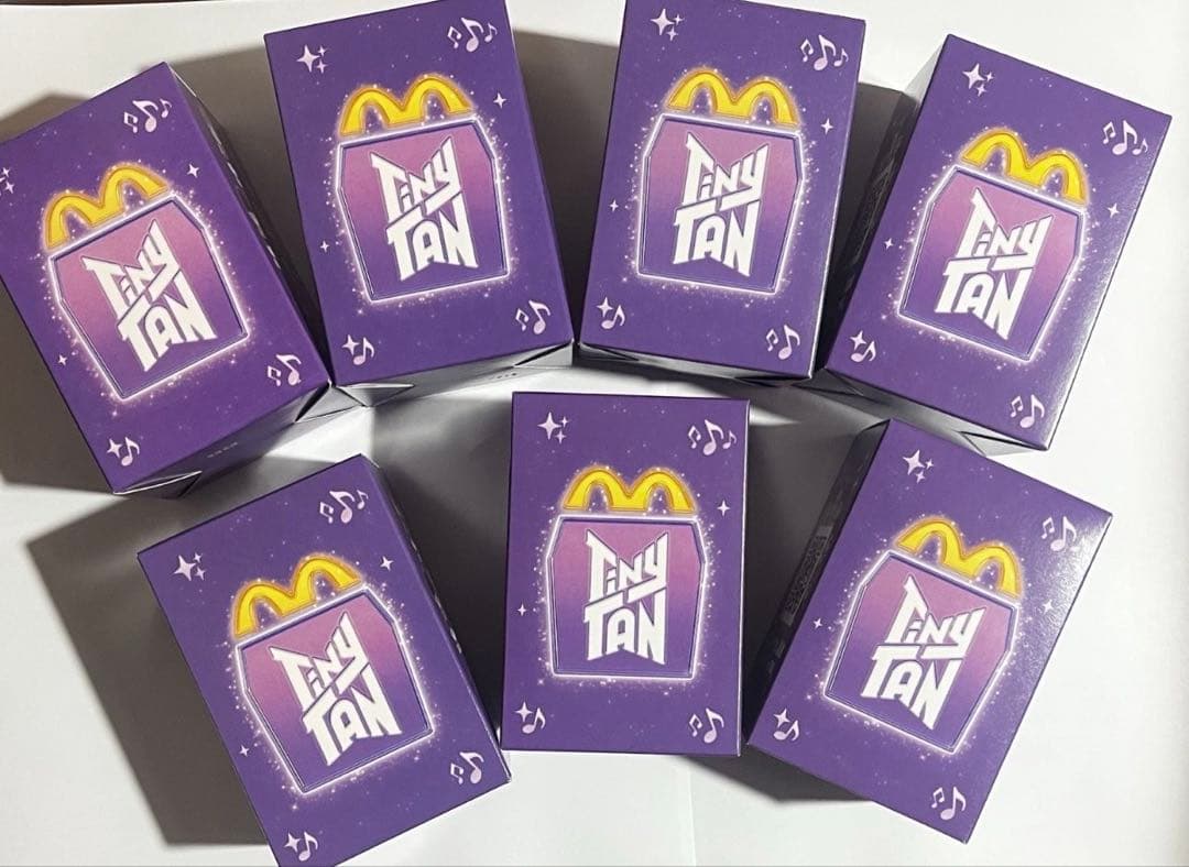 BTS Tiny Tan Throwback Edition 7体セットシール付
