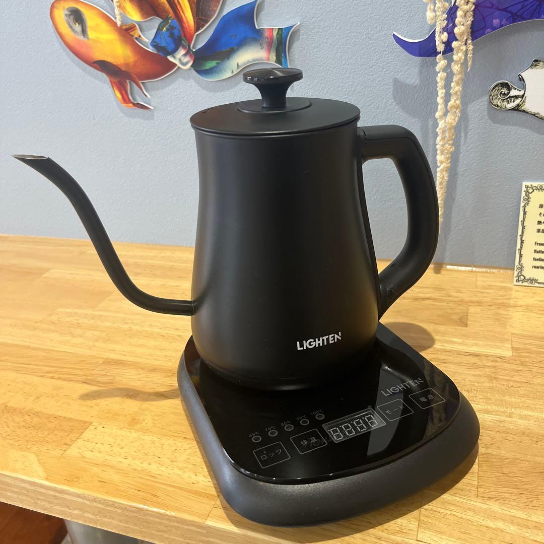 LIGHTEN 電気ケトル 0.8L 1000W