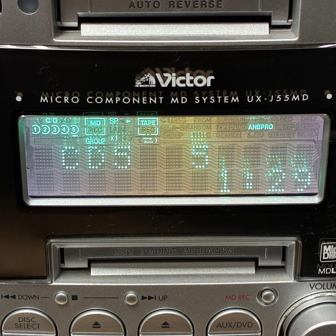 Victor マイクロコンポーネントMDシステム CA-UXJ55MD-S