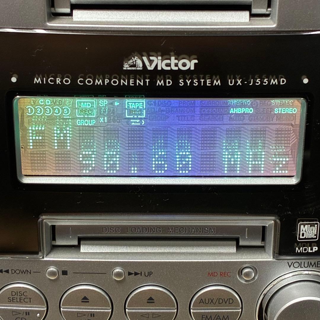 Victor マイクロコンポーネントMDシステム CA-UXJ55MD-S